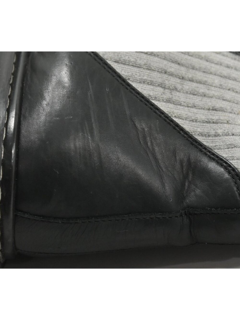 The Row Fara Pull On Chelsea Boots in Black Leather - Picture 10 of 13
